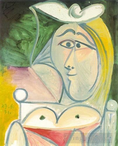 Pablo Picasso Types de peintures - Buste de femme 1971