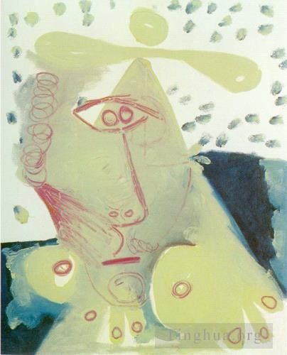 Pablo Picasso Types de peintures - Buste de femme 3 1971