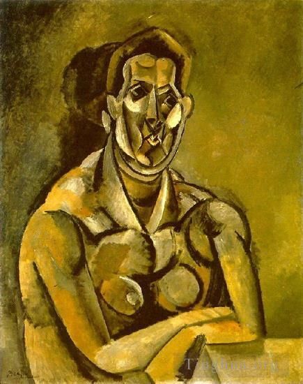 Pablo Picasso Types de peintures - Buste de femme Fernande 1909