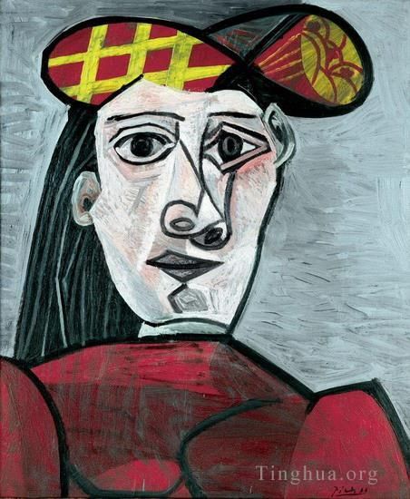Pablo Picasso Types de peintures - Buste de femme au chapeau 1941