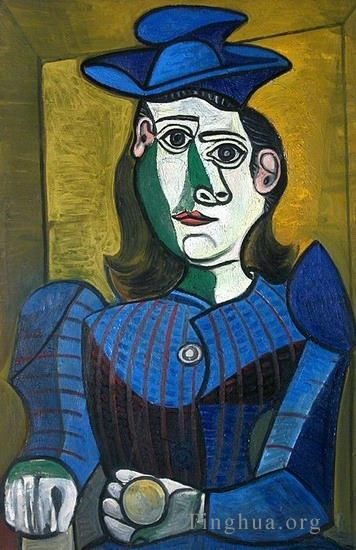 Pablo Picasso Types de peintures - Buste de femme au chapeau 2 1962