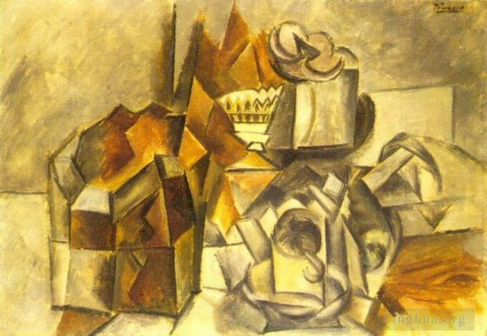 Pablo Picasso Types de peintures - Coffret compotier tasse 1909