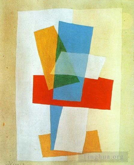 Pablo Picasso Types de peintures - Composition I 1920