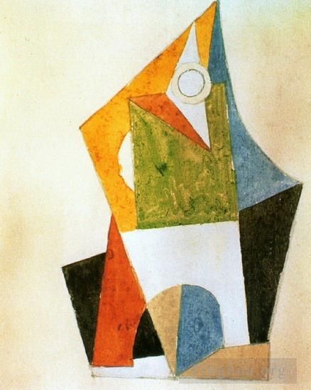 Pablo Picasso Types de peintures - Composition géométrique 1920