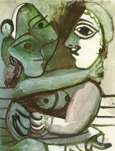 Pablo Picasso Types de peintures - Couple assis 1971 2