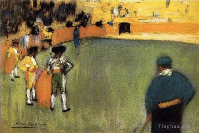 Pablo Picasso Types de peintures - Courses de taureaux Corrida 4 1900