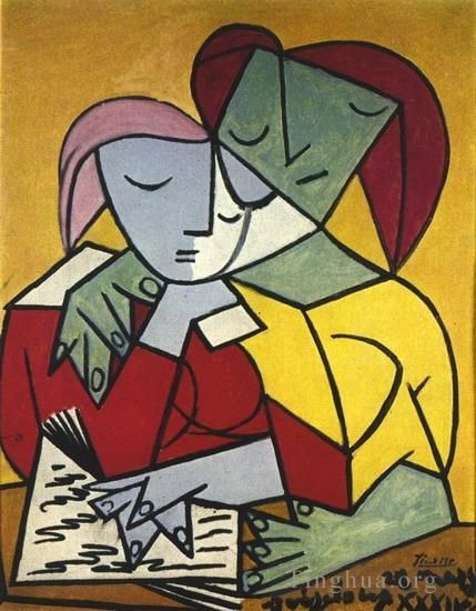 Pablo Picasso Types de peintures - Deux personnages 2 1934