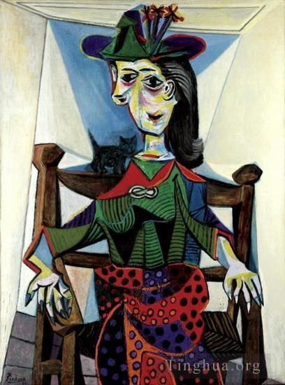 Pablo Picasso Types de peintures - Dora Maar au chat 1941