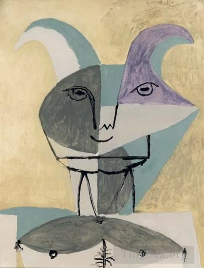Pablo Picasso Types de peintures - Faune 1960