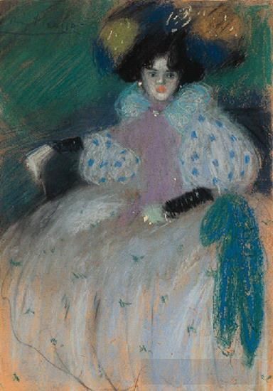 Pablo Picasso Types de peintures - Femme assise 1902