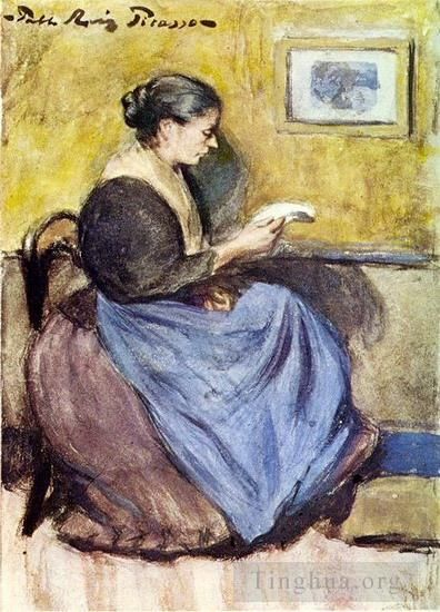 Pablo Picasso Types de peintures - Femme assise 1903