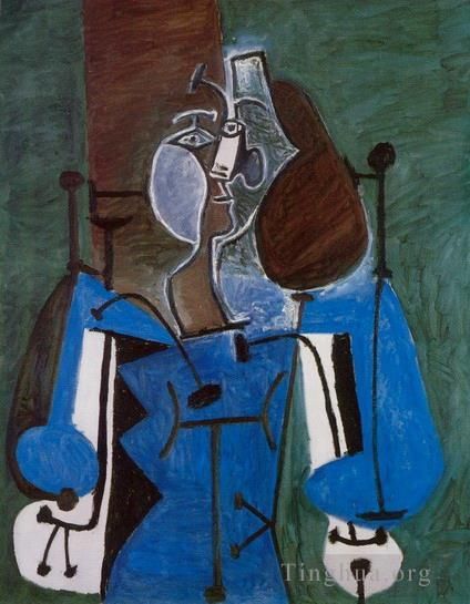 Pablo Picasso Types de peintures - Femme assise 2 1939