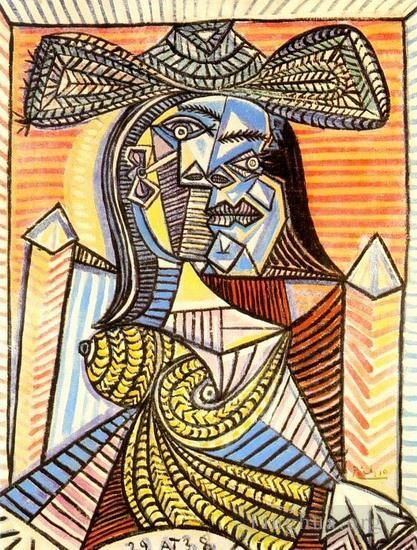 Pablo Picasso Types de peintures - Femme assise 4 1938