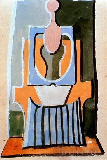 Pablo Picasso Types de peintures - Femme assise dans un fauteuil 1923