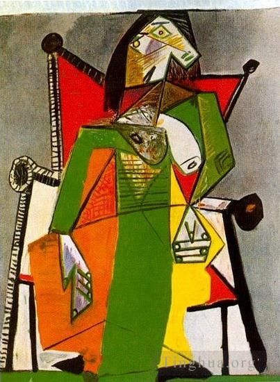 Pablo Picasso Types de peintures - Femme assise dans un fauteuil 1941