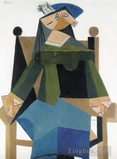 Pablo Picasso Types de peintures - Femme assise dans un fauteuil 5 1941