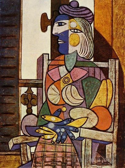 Pablo Picasso Types de peintures - Femme assise devant la fenêtre Marie Thérèse 1937