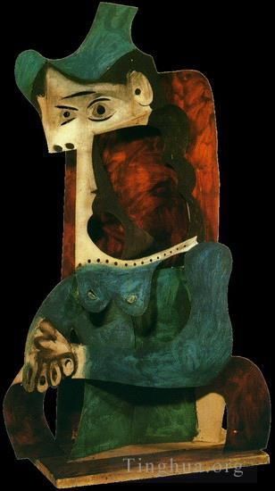 Pablo Picasso Types de peintures - Femme au chapeau 1947