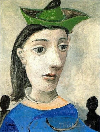 Pablo Picasso Types de peintures - Femme au chapeau vert 2 1939