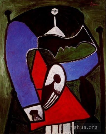 Pablo Picasso Types de peintures - Femme dans un fauteuil 1927