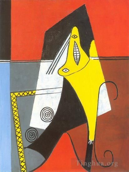 Pablo Picasso Types de peintures - Femme dans un fauteuil 4 1927