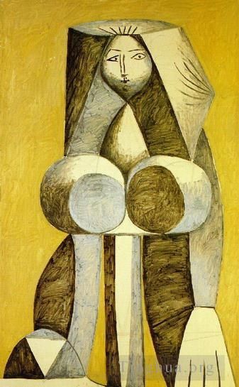 Pablo Picasso Types de peintures - Femme debout 1946