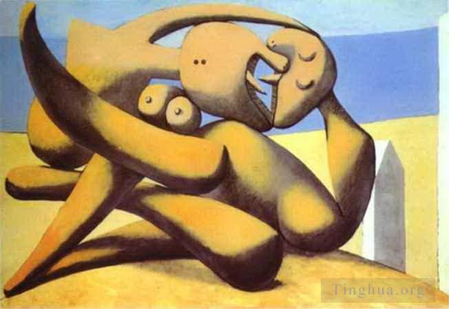 Pablo Picasso Types de peintures - Personnages sur une plage 1931
