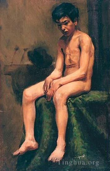 Pablo Picasso Types de peintures - Garcon bohème nu 1898