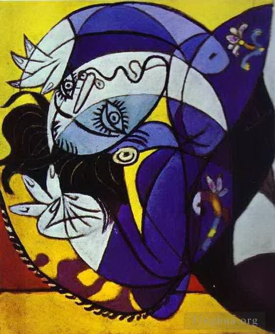 Pablo Picasso Types de peintures - Fille sur un oreiller 1936