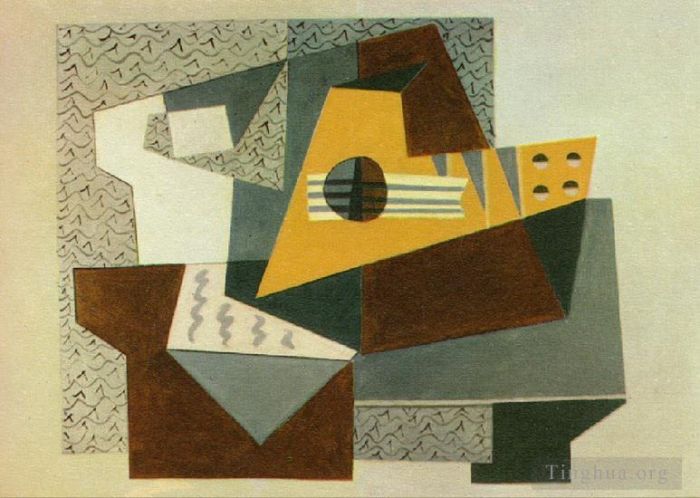 Pablo Picasso Types de peintures - Guitare 1924