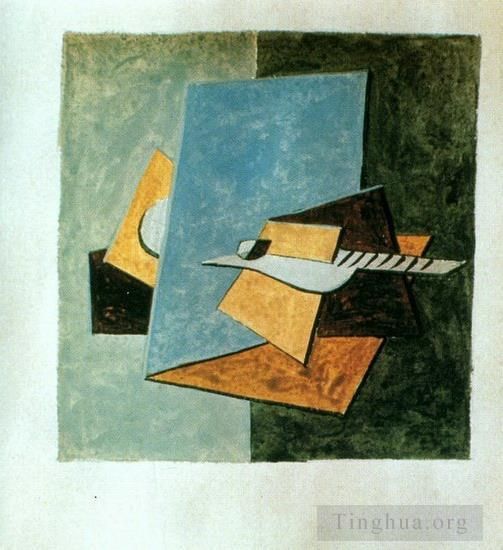 Pablo Picasso Types de peintures - Guitare1912