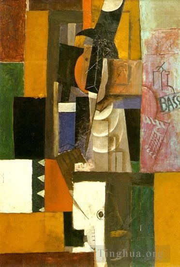 Pablo Picasso Types de peintures - Homme à la guitare 1912 2