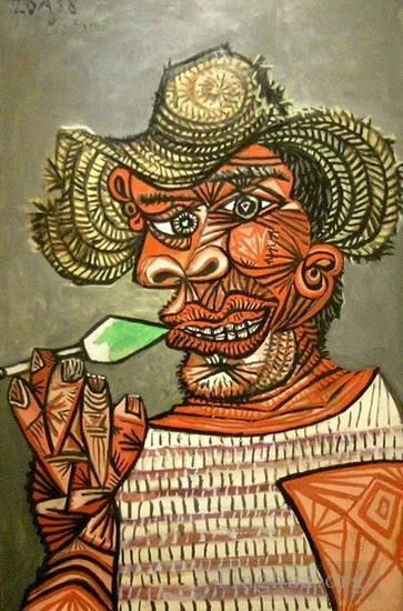 Pablo Picasso Types de peintures - Homme à la sucette 1938