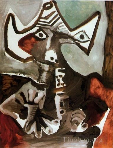 Pablo Picasso Types de peintures - Homme assis 1972