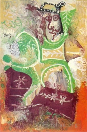Pablo Picasso Types de peintures - Homme au chapeau 1970