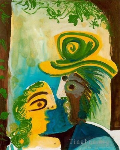 Pablo Picasso Types de peintures - Homme et femme Couple 1970