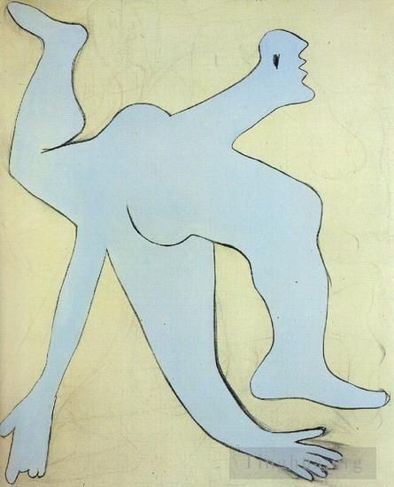 Pablo Picasso Types de peintures - L'acrobate bleu 1929