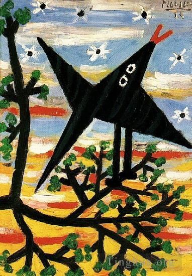 Pablo Picasso Types de peintures - L'oiseau 1928