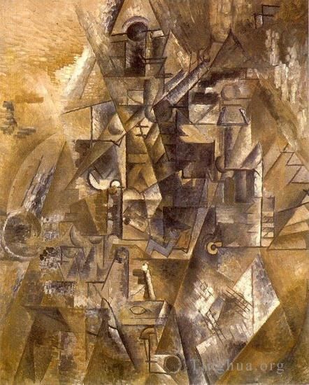 Pablo Picasso Types de peintures - La clarinette 1911