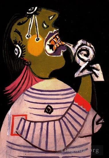 Pablo Picasso Types de peintures - La femme qui pleure 14 1937