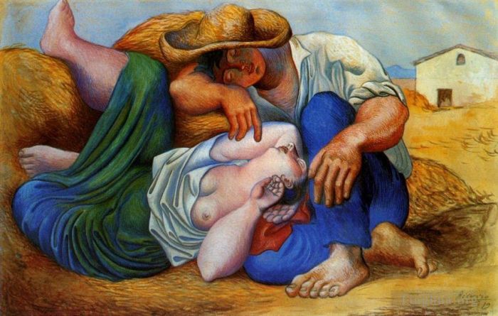 Pablo Picasso Types de peintures - La sieste 1932
