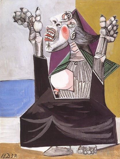 Pablo Picasso Types de peintures - La suppliante 1937