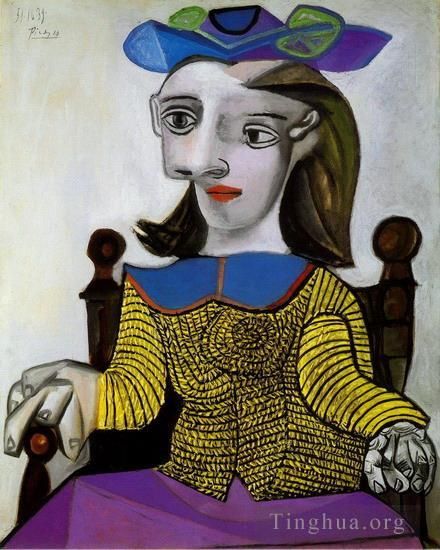 Pablo Picasso Types de peintures - Le pull jaune Dora 1939