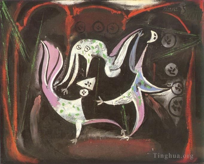 Pablo Picasso Types de peintures - Le cirque 1933