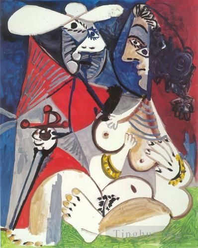 Pablo Picasso Types de peintures - Le matador et la femme nue 2 1970