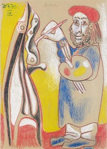 Pablo Picasso Types de peintures - Le peintre 1970