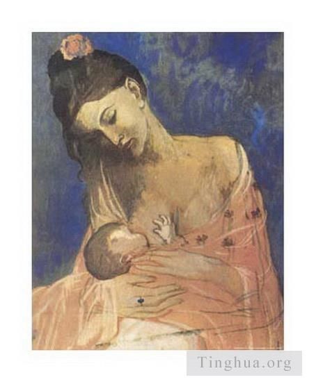Pablo Picasso Types de peintures - Maternité 1905