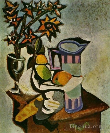 Pablo Picasso Types de peintures - Nature morte 2 1918