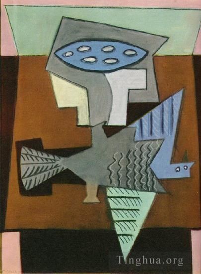 Pablo Picasso Types de peintures - Nature morte à l'oiseau mort 1920