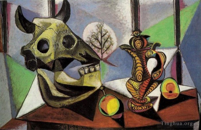 Pablo Picasso Types de peintures - Nature morte au grue de taureau 1939